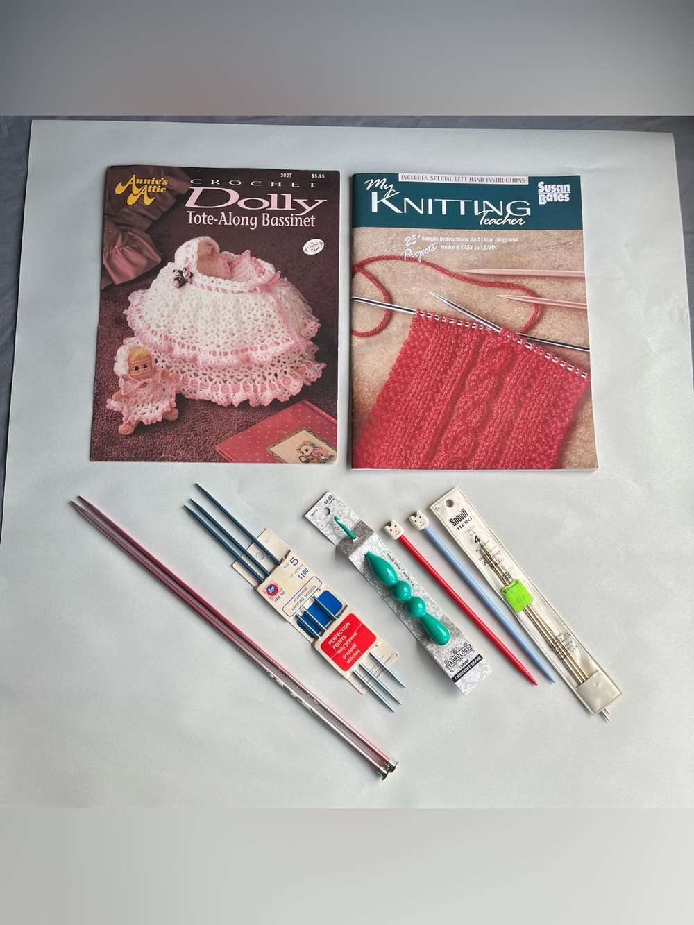 Vintage Modern Knitting Crochet Craft Bundle of 13